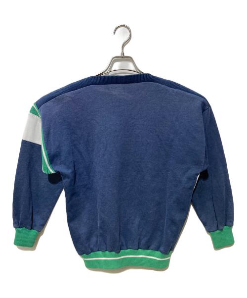 adidas（アディダス）adidas (アディダス) センタートレフォイルロゴスウェット ネイビー サイズ:XLの古着・服飾アイテム