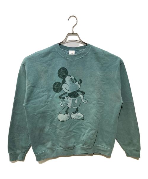 THE Disney Store（ザ ディズニー ストア）THE Disney Store (ザ ディズニー ストア) スウェット 黄緑 サイズ:Lの古着・服飾アイテム