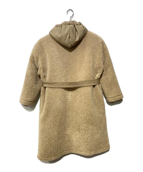 Adam et Rope（アダム エ ロペ）Adam et Rope (アダム エ ロペ) 中綿ボアコート ベージュ サイズ:FREEの古着・服飾アイテム