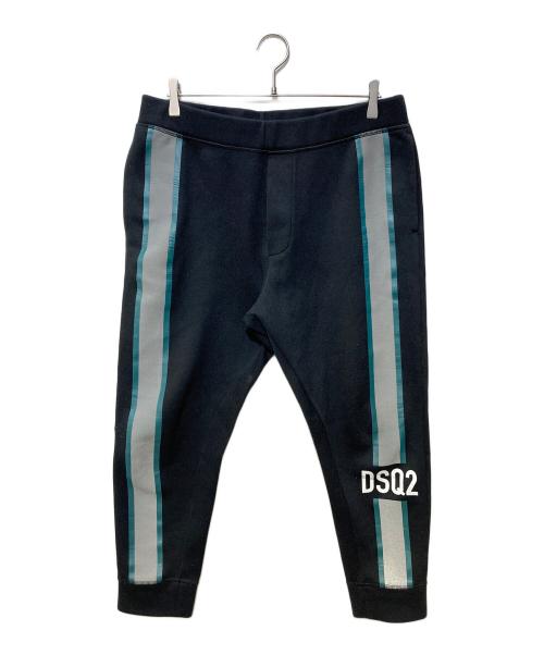 DSQUARED2（ディースクエアード）DSQUARED2 (ディースクエアード) スウェットパンツ ブラック サイズ:Ⅿの古着・服飾アイテム