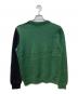 DIESEL (ディーゼル) センターロゴツートンニット グリーン×ブラック サイズ:L：4000円