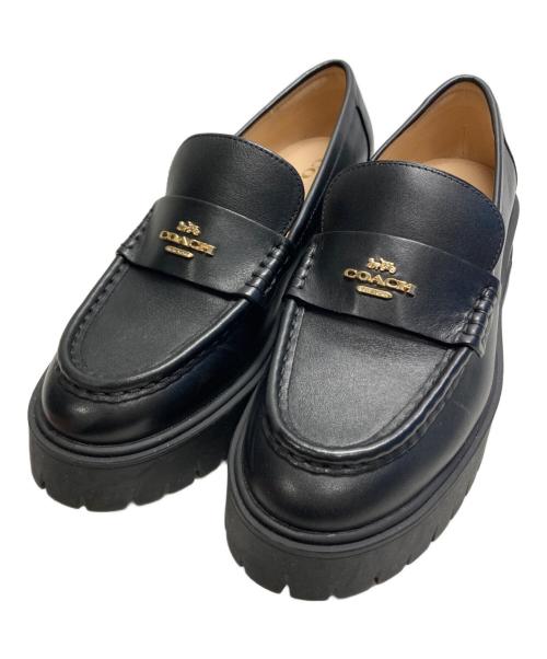 COACH（コーチ）COACH (コーチ) ルーシーローファー ブラック サイズ:SIZE 6.5Cの古着・服飾アイテム