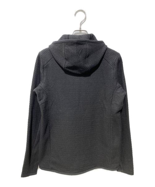 Patagonia（パタゴニア）Patagonia (パタゴニア) R1 エア・フルジップ・フーディ ブラック サイズ:XL(キッズ規格)の古着・服飾アイテム