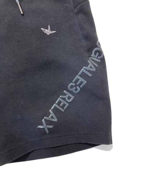 1PIU1UGUALE3 RELAX（ウノピゥウノウグァーレトレ リラックス）1piu1uguale3 relax (ウノピゥウノウグァーレトレ リラックス) ハーフパンツ ブラック サイズ:SIZE Sの古着・服飾アイテム