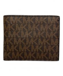 MICHAEL KORS（マイケル・コース）の古着「2つ折り財布」｜ブラウン