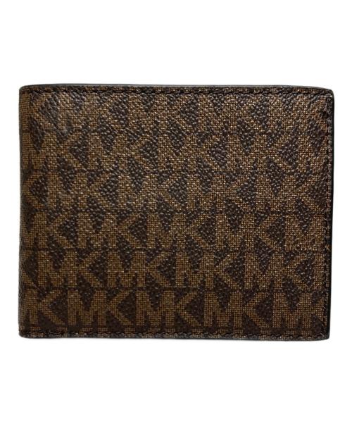 MICHAEL KORS（マイケル・コース）MICHAEL KORS (マイケル・コース) 2つ折り財布 ブラウンの古着・服飾アイテム