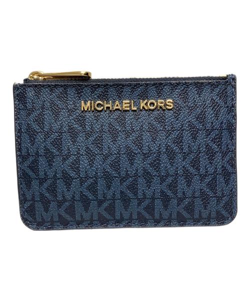 MICHAEL KORS（マイケル・コース）MICHAEL KORS (マイケル・コース) パスケース ブルーの古着・服飾アイテム
