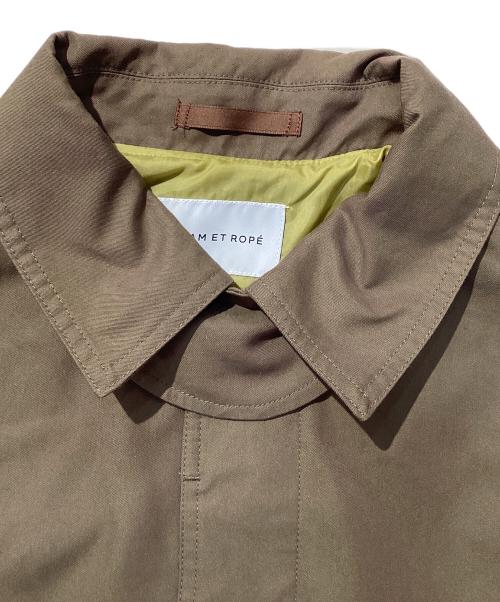 Adam et Rope（アダム エ ロペ）Adam et Rope (アダム エ ロペ) オーバーサイズロングステンカラーコート ベージュ サイズ:Mの古着・服飾アイテム