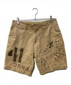 SHANANA MILシャナナミル）の古着「ハーフパンツ」｜ベージュ