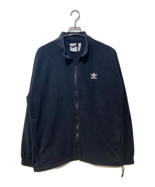 adidas（アディダス）adidas (アディダス) フリースジャケット ブラック サイズ:2XⅬの古着・服飾アイテム