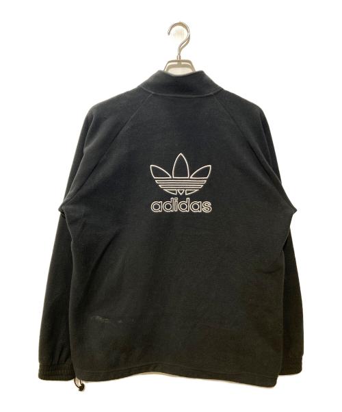 adidas（アディダス）adidas (アディダス) フリースジャケット ブラック サイズ:2XⅬの古着・服飾アイテム