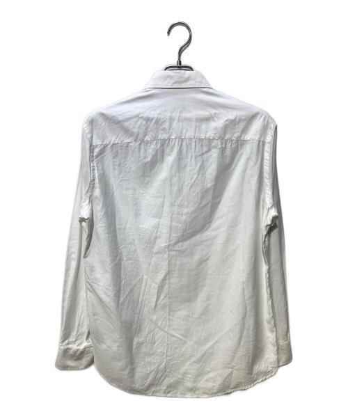 BURBERRY LONDON（バーバリーロンドン）BURBERRY LONDON (バーバリーロンドン) レースディテールドレスシャツ ホワイト サイズ:36の古着・服飾アイテム