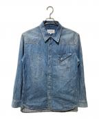 Maison Margielaメゾンマルジェラ）の古着「ウエスタンデニムシャツ」｜インディゴ