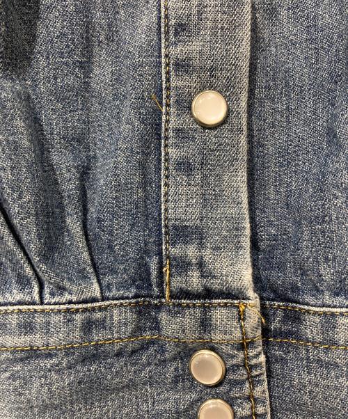 Maison Margiela（メゾンマルジェラ）Maison Margiela (メゾンマルジェラ) ウエスタンデニムシャツ インディゴ サイズ:SIZE 40の古着・服飾アイテム