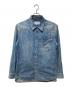 Maison Margiela（メゾンマルジェラ）の古着「ウエスタンデニムシャツ」｜インディゴ