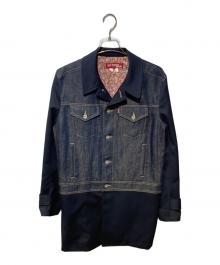 COMME des GARCONS JUNYA WATANABE MAN×LEVI'S（コムデギャルソンジュンヤワタナベマン×リーバイス）の古着「ドッキングコート」｜インディゴ×ネイビー