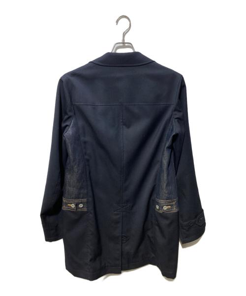 COMME des GARCONS JUNYA WATANABE MAN（コムデギャルソンジュンヤワタナベマン）COMME des GARCONS JUNYA WATANABE MAN (コム デ ギャルソン ジュンヤ ワタナベ マン) LEVI'S (リーバイス) ドッキングコート インディゴ×ネイビー サイズ:Ⅿの古着・服飾アイテム