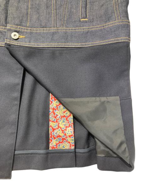 COMME des GARCONS JUNYA WATANABE MAN（コムデギャルソンジュンヤワタナベマン）COMME des GARCONS JUNYA WATANABE MAN (コム デ ギャルソン ジュンヤ ワタナベ マン) LEVI'S (リーバイス) ドッキングコート インディゴ×ネイビー サイズ:Ⅿの古着・服飾アイテム