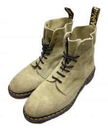 Dr.Martens（ドクターマーチン）の古着「スエード8ホールブーツ」｜ベージュ