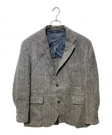 BROOKS BROTHERS 346（ブルックスブラザーズ 346）の古着「ウールヘリンボーンテーラードジャケット」｜グレー