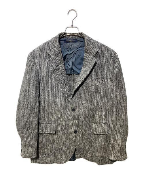 BROOKS BROTHERS 346（ブルックスブラザーズ 346）BROOKS BROTHERS 346 (ブルックスブラザーズ 346) ウールヘリンボーンテーラードジャケット グレー サイズ:サイズ表記無しの古着・服飾アイテム