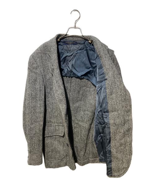BROOKS BROTHERS 346（ブルックスブラザーズ 346）BROOKS BROTHERS 346 (ブルックスブラザーズ 346) ウールヘリンボーンテーラードジャケット グレー サイズ:サイズ表記無しの古着・服飾アイテム