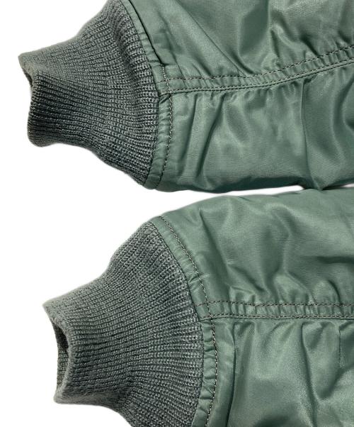 AVIREX（アヴィレックス）AVIREX (アヴィレックス) COMMERCIAL LOGO MA-1 JACKET グリーン サイズ:Lの古着・服飾アイテム