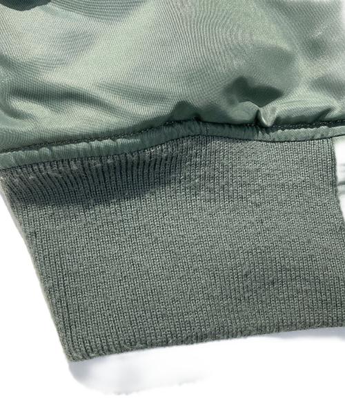 AVIREX（アヴィレックス）AVIREX (アヴィレックス) COMMERCIAL LOGO MA-1 JACKET グリーン サイズ:Lの古着・服飾アイテム