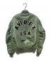 AVIREX (アヴィレックス) COMMERCIAL LOGO MA-1 JACKET グリーン サイズ:L：12000円