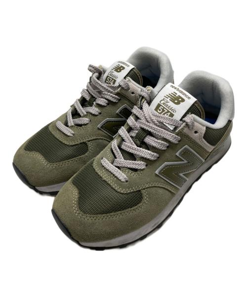NEW BALANCE（ニューバランス）NEW BALANCE (ニューバランス) スニーカー グリーン サイズ:23.5の古着・服飾アイテム