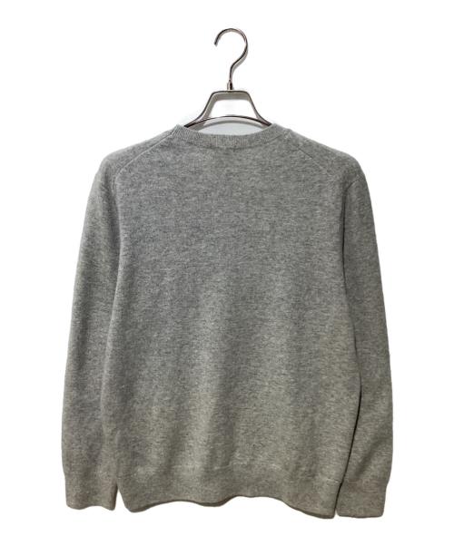 UNIQLO（ユニクロ）UNIQLO (ユニクロ) KAWS (カウズ) カシミヤクルーネックセーター グレー サイズ:SIZELの古着・服飾アイテム