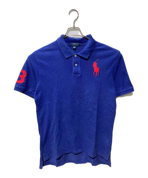 POLO RALPH LAUREN（ポロ・ラルフローレン）POLO RALPH LAUREN (ポロ・ラルフローレン) 半袖ポロシャツ ネイビー サイズ:XLの古着・服飾アイテム