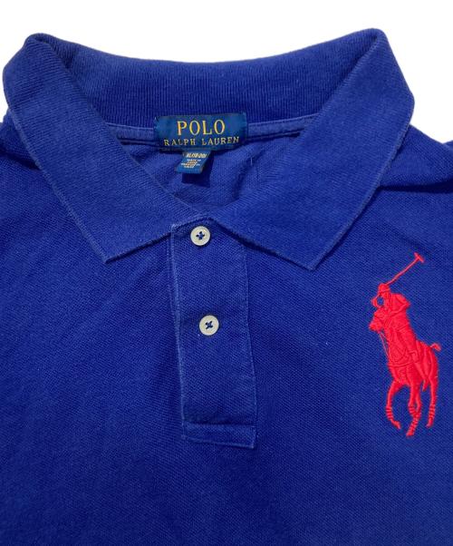 POLO RALPH LAUREN（ポロ・ラルフローレン）POLO RALPH LAUREN (ポロ・ラルフローレン) 半袖ポロシャツ ネイビー サイズ:XLの古着・服飾アイテム