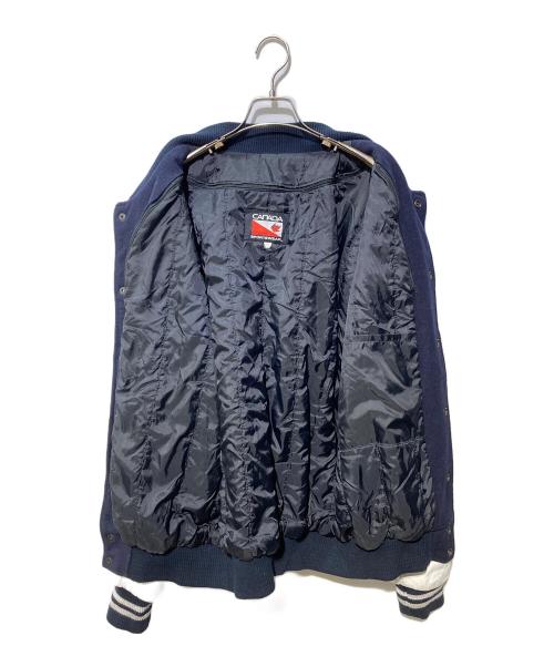 canada sportswear（カナダ スポーツウェア）canada sportswear (カナダ スポーツウェア) スタジャン ネイビー サイズ:XLの古着・服飾アイテム