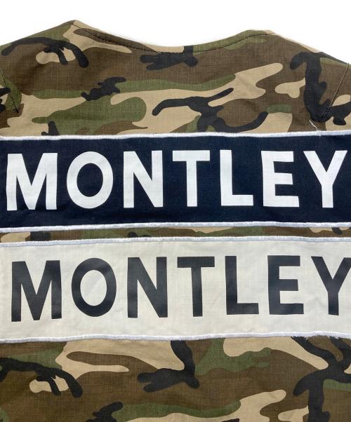 Montley（モーレー）Montley (モーレー) リバーシブルカモブルゾン ブラック サイズ:サイズ表記無しの古着・服飾アイテム