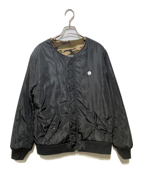 Montley（モーレー）Montley (モーレー) リバーシブルカモブルゾン ブラック サイズ:サイズ表記無しの古着・服飾アイテム