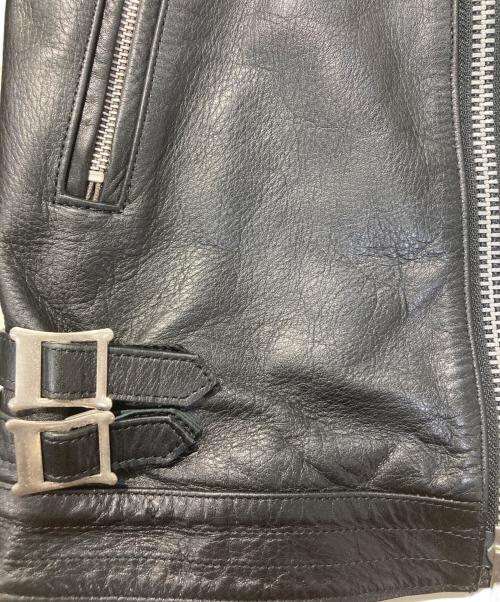 UNDERCOVER（アンダーカバー）UNDERCOVER (アンダーカバー) ダブルライダースジャケット ブラック サイズ:4の古着・服飾アイテム