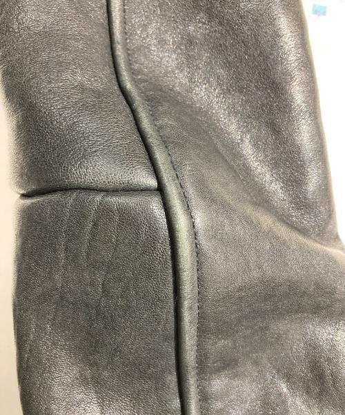 NO ID.（ノーアイディー）NO ID. (ノーアイディー) Lamb Vegetable Fake Mouton Reversible Hooded Blouson ブラック サイズ:SIZE2の古着・服飾アイテム