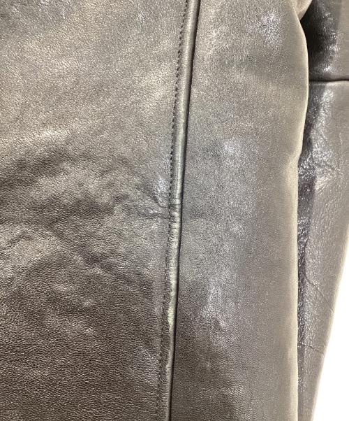 NO ID.（ノーアイディー）NO ID. (ノーアイディー) Lamb Vegetable Fake Mouton Reversible Hooded Blouson ブラック サイズ:SIZE2の古着・服飾アイテム