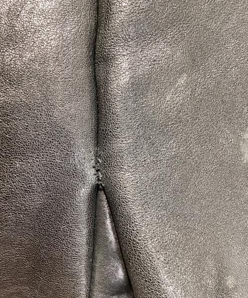 NO ID.（ノーアイディー）NO ID. (ノーアイディー) Lamb Vegetable Fake Mouton Reversible Hooded Blouson ブラック サイズ:SIZE2の古着・服飾アイテム