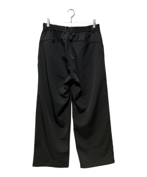 NO ID.（ノーアイディー）NO ID. (ノーアイディー) イージーワイドトラウザーズ ブラック サイズ:1の古着・服飾アイテム