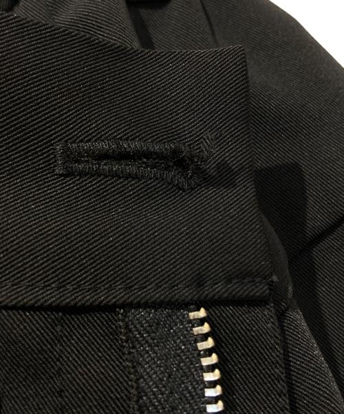 NO ID.（ノーアイディー）NO ID. (ノーアイディー) イージーワイドトラウザーズ ブラック サイズ:1の古着・服飾アイテム