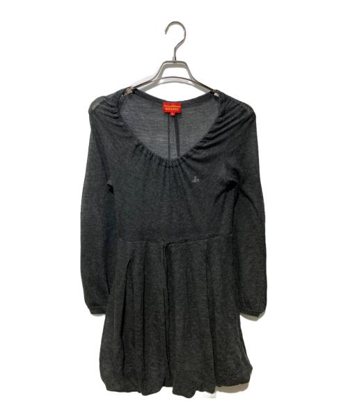 Vivienne Westwood（ヴィヴィアンウエストウッド）Vivienne Westwood (ヴィヴィアンウエストウッド) チュニック グレー サイズ:SIZE 2の古着・服飾アイテム