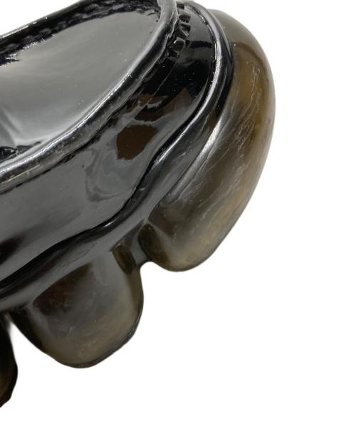 grounds（グラウンズ）grounds (グラウンズ) JEWELRY LOAFER ブラック サイズ:25cmの古着・服飾アイテム