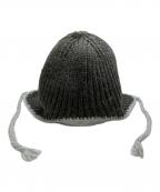 TODAYFULトゥデイフル）の古着「Ear Flap Knitcap」｜グレー