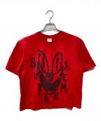SUPREME×sancheetoシュプリーム×）の古着「Smile Tee」｜レッド