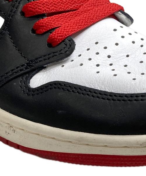 NIKE（ナイキ）NIKE (ナイキ) Air Jordan 1 Retro High OG Black Toe Reimagined サイズ:27の古着・服飾アイテム