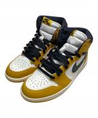 NIKEナイキ）の古着「AIR JORDAN 1 RETRO HIGH OG」｜YELLOW OCHRE/BLACK-S
