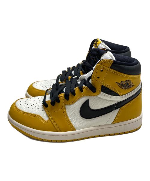 NIKE（ナイキ）NIKE (ナイキ) AIR JORDAN 1 RETRO HIGH OG YELLOW OCHRE/BLACK-SAIL サイズ:26の古着・服飾アイテム