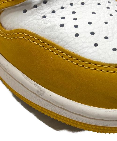 NIKE（ナイキ）NIKE (ナイキ) AIR JORDAN 1 RETRO HIGH OG YELLOW OCHRE/BLACK-SAIL サイズ:26の古着・服飾アイテム